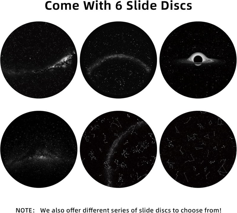 Ainael Galaxy Projector Disc – Ultra HD Projector Slide, Compatible Galaxy Projectors and Model SKE-TKQ01 & BL-DQY02 Projectors – 6 Disc Set - Image 2